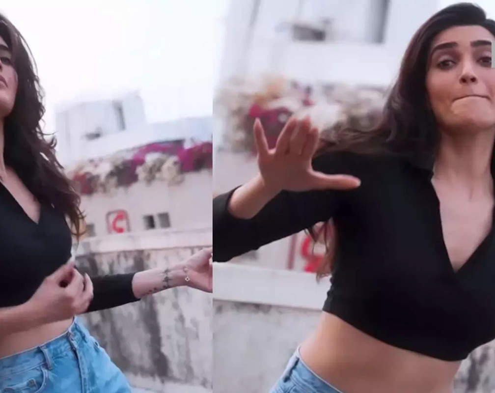 
Karishma Tanna flaunts killer dance moves on Salman Khan-Katrina Kaif's song 'Leke Prabhu Ka Naam'
