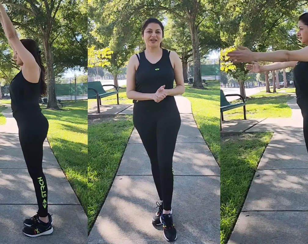 
Bhagyashree shares simple exercises to have 'great body, focused mind and strong heart'. Take a look
