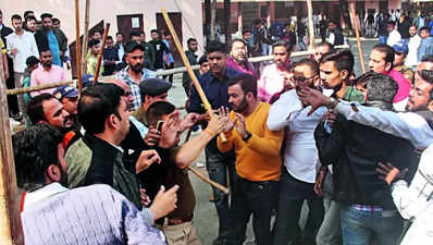 Clash during student polls in Doon, cops lathi charge