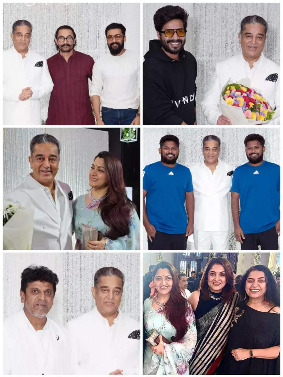 Stars who attended Kamal Haasan’s birthday bash | Times of India