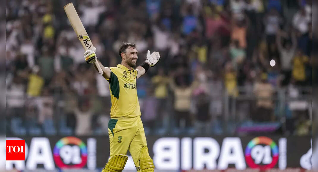 Glenn Maxwell magic at Wankhede: Unreal or true? | Cricket News – Times of India