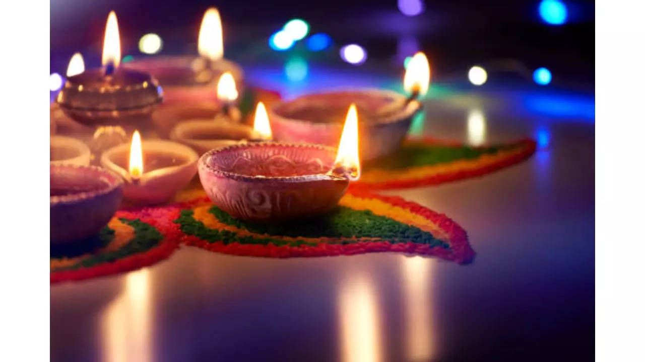 Easy How to Draw a Diwali Lamp Tutorial and Diwali Coloring Page