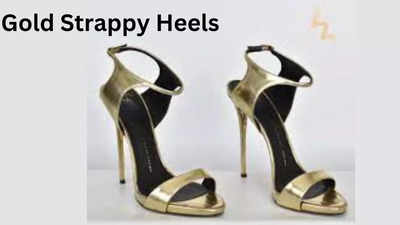 Best Gold Strappy Heels Available Online