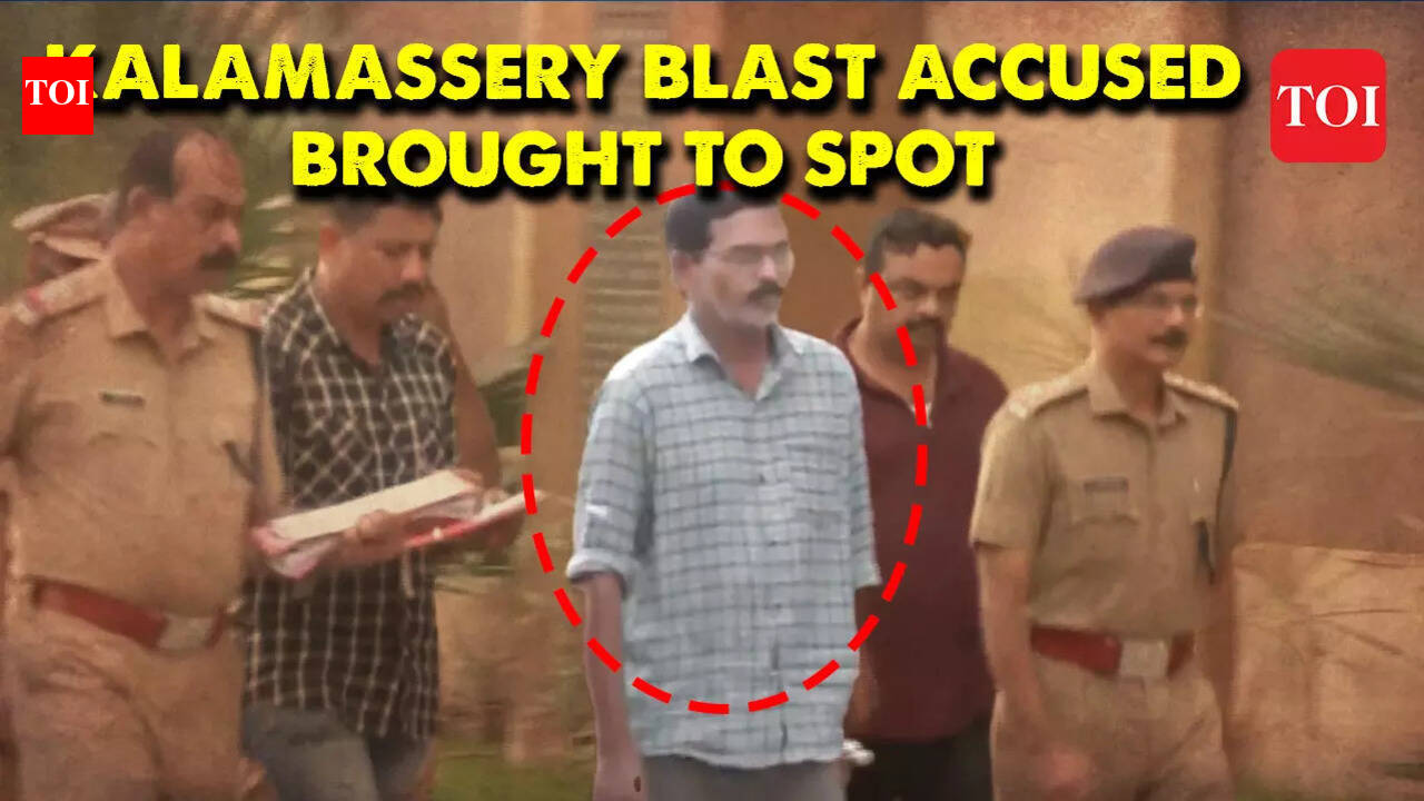 Watch: Kalamassery blast accused Dominic Martin taken to blast spot ...