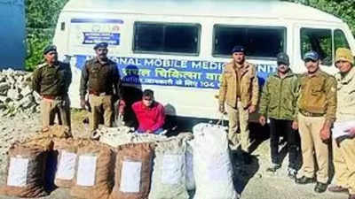 No critical patient, 218kg ganja found in ambulance in Uttarakhand's Almora