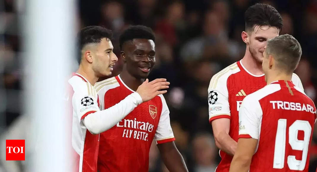 Arsenal 2-0 Sevilla - Champions League LIVE: Gunners bounce back from  successive defeats to move to brink of last-16 thanks to Leandro Trossard  and Bukayo Saka strikes before England star is injured