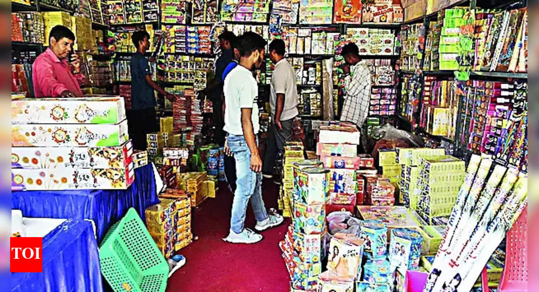 Green Crackers Ecofriendly Crackers Flood Diwali Markets In Capital