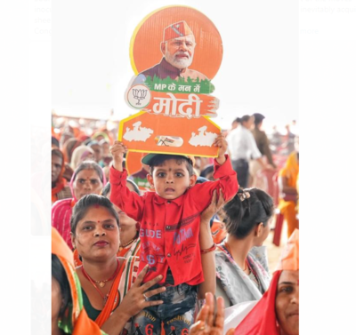 Madhya Pradesh Bjp News: 'MP Ke Mann Mein Modi' — BJP Slogan To Beat ...