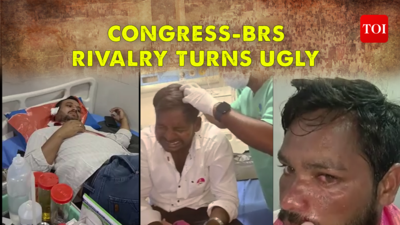 Telangana: Several injured as Congress and BRS workers clash in Ibrahimpatnam