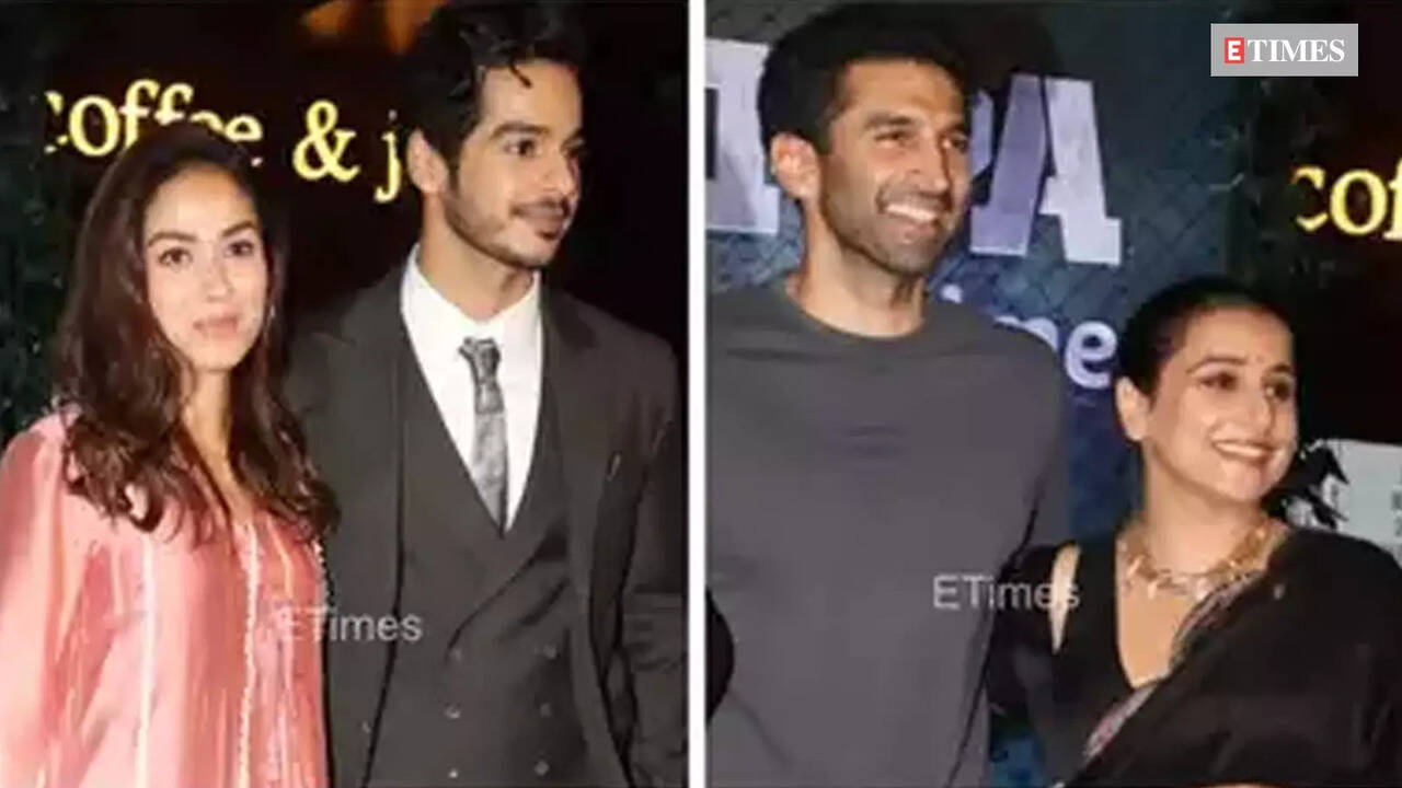 Devar-bhabhi' duos Ishaan Khatter-Mira Rajput and Vidya Balan-Aditya Roy  Kapur steal the spotlight at 'Pippa' screening - See photos | Etimes -  Times of India Videos