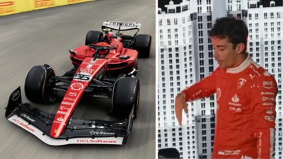 F1 2023: Ferrari shows off gorgeous red-white livery for Las Vegas GP,  leaves Leclerc in awe - Times of India