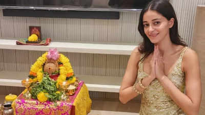 Ananya Panday buys a new house for herself, performs 'dhanteras pooja' - WATCH