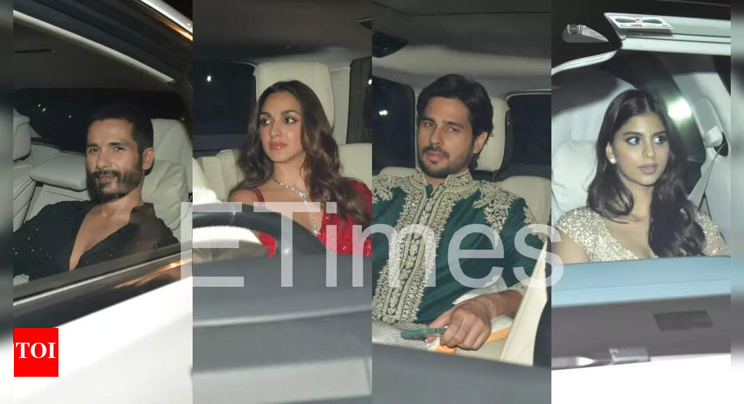 Shah Rukh Khan, Shahid Kapoor, Mira Rajput, Kiara Advani, Sidharth Malhotra, Suhana Khan, Madhuri Dixit: Celebs at Amritpal Singh Bindra’s Diwali party – Pics inside | Hindi Movie News – Times of India