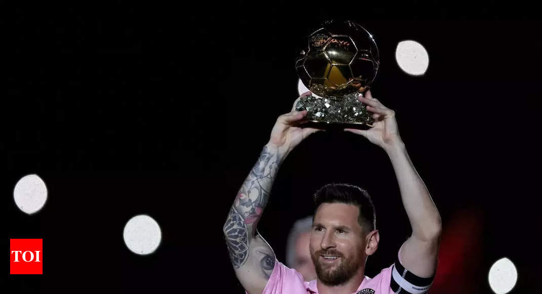 Lionel Messi's 8th Ballon D'Or trophy celebrated by Inter Miami in  exhibition match – WWLP