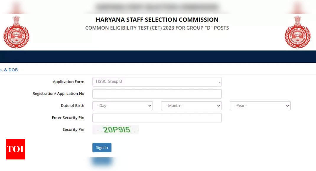 HSSC CET Group D Answer Key 2023 released at hssc.gov.in, direct link to download