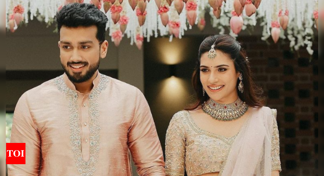 In pics: Kalidas Jayaram gets engaged to his longtime love Tarini ...