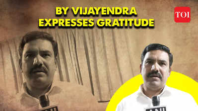 BY Vijayendra Yediyurappa's son, ascends to Karnataka BJP leadership - shares inaugural response