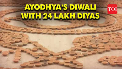 Record-breaking celebration: Ayodhya's grand Deepotsav lights up the night with 24 lakh diyas