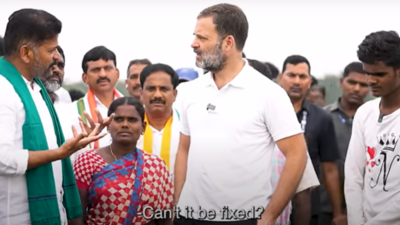 Rahul Gandhi meets family of Telangana farmer who committed suicide, shares heartfelt video