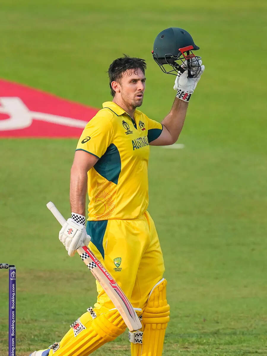 Mitchell Marsh’s century ensures Australia cruise past Bangladesh