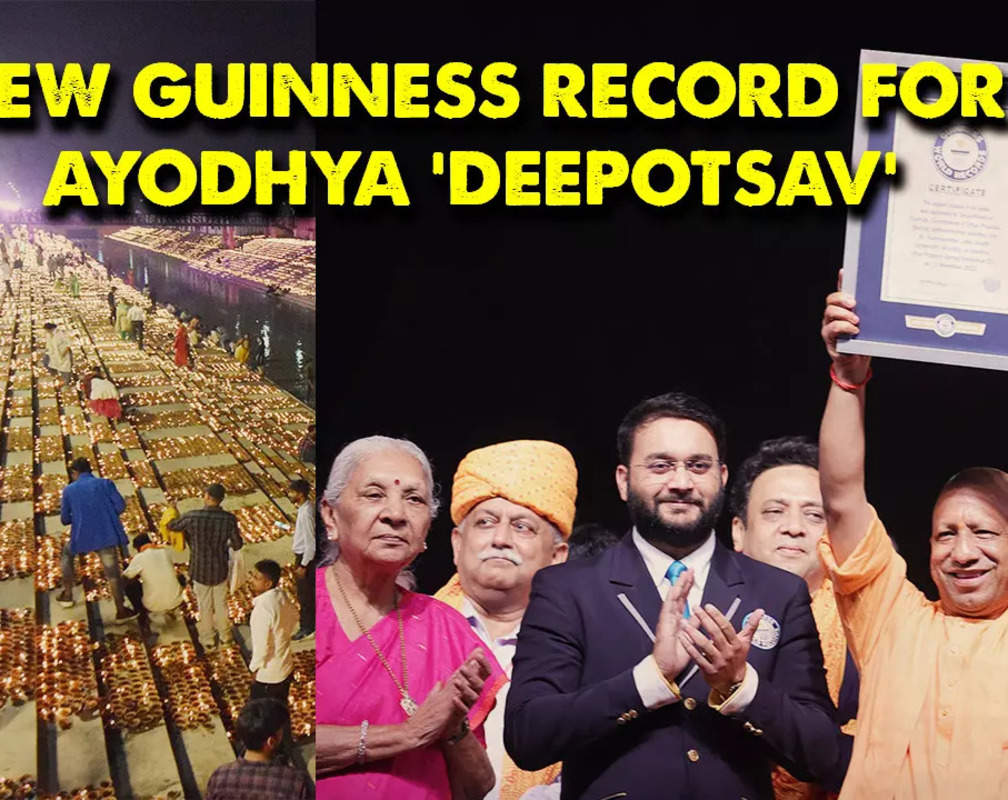 
Watch: Ayodhya's Deepotsav sets Guinness World Record as over 2.2 million 'Diyas' illuminate on Diwali eve
