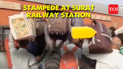 Surat: One person dead, 3 others injured in stampede at railway station amid festival rush