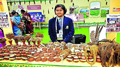 Koraput girl showcases 100 varieties of millets at international convention