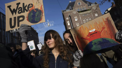 Amsterdam marchers demand climate action as Dutch election nears