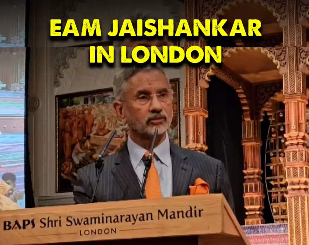 
EAM S Jaishankar visits BAPS Swaminarayan Temple, says “I am testament to how much image of Bharat has changed”
