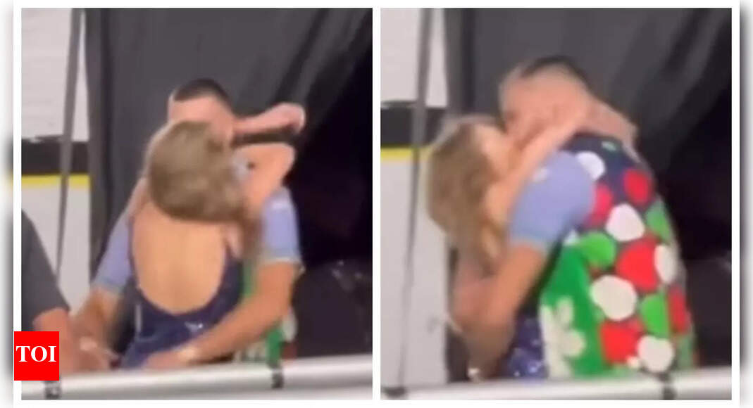 Taylor Swift and Travis Kelce’s smooch at Argentina concert has fans convinced ‘They’re getting married’ | English Movie News