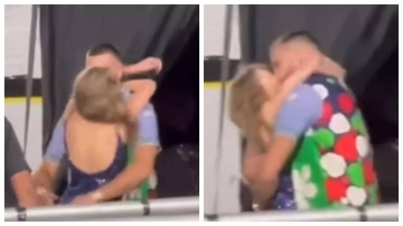 Taylor Swift and Travis Kelce's smooch at Argentina concert has fans  convinced 'They're getting married' | English Movie News - Times of India