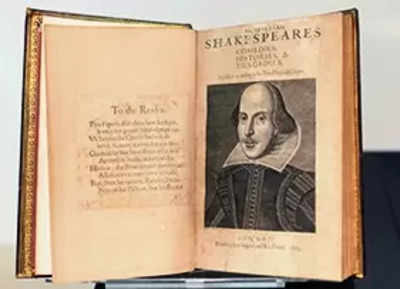 Shakespeare's portrait sent to edge of space to mark 400 years of 'First Folio'