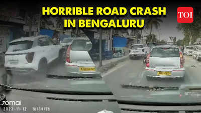 Caught On Camera: SUV Rams Into Bike Riders In Bengaluru, 3 Injured ...