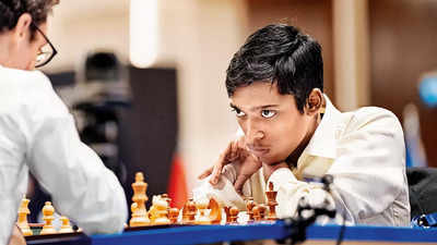 18-yr-old Praggnanandhaa beats number 2 and 3 players to set up