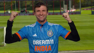 Watch: Bayern Munich's Thomas Muller wears Team India jersey to wish good luck ahead of semis