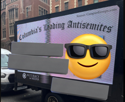 Columbia university student files lawsuit against nonprofit for defamatory ‘doxxing truck’