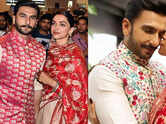 Pic: Deepika Padukone repeats her red dupatta Pic: Deepika Padukone repeats her red dupatta