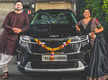 
Siddharth Chandekar and Mitali Mayekar buy a luxury car on Diwali Padwa
