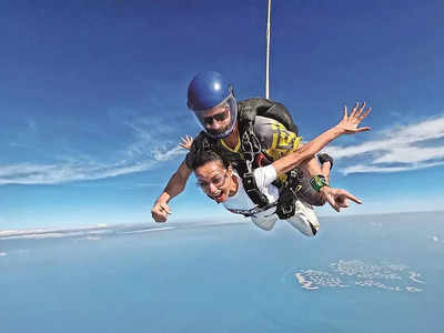 Skydiving is liberating, it is a celebration of life: Mimi