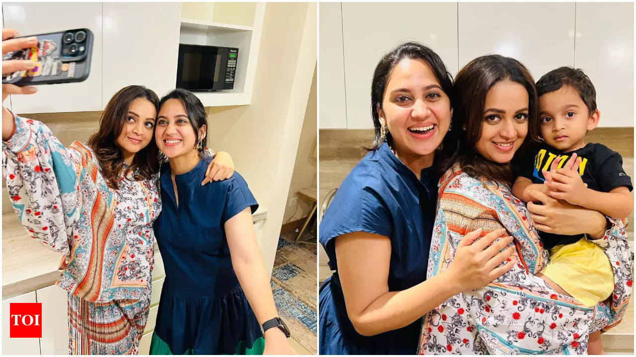 Pic of the day: Miya George celebrates Diwali with Bhavana | Malayalam  Movie News - Times of India