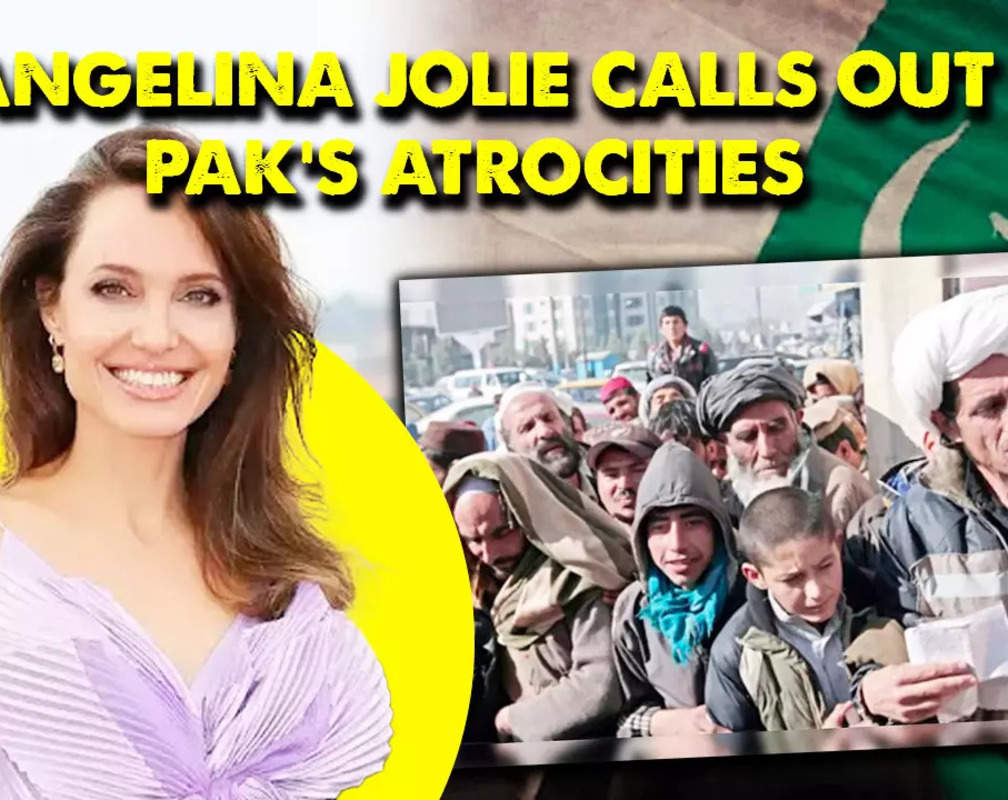 
Angelina Jolie slams Pakistan's expulsion of Afghan refugees as a 'tragedy'
