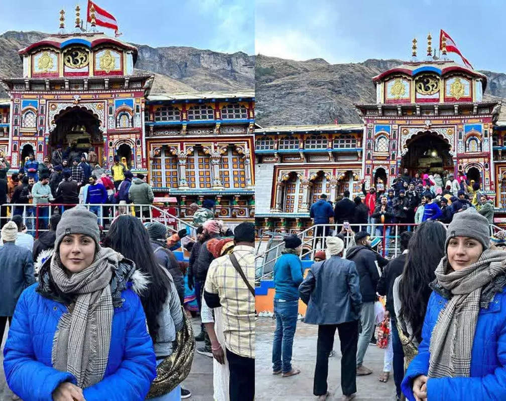 
Shehnaaz Gill visits Badrinath Dham, shares pictures on social media
