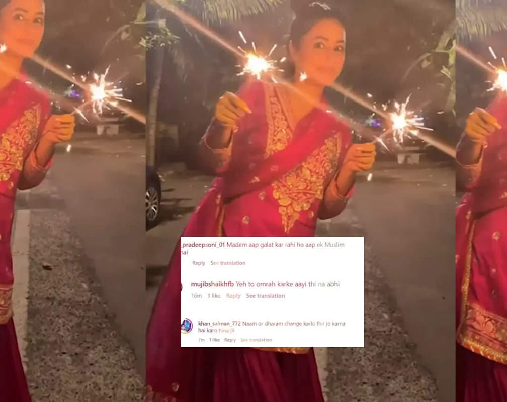 
Hina Khan gets brutally trolled for celebrating Diwali, haters post mean comments
