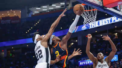 Oklahoma City Thunder prevail in battle of young stars, crush San Antonio Spurs