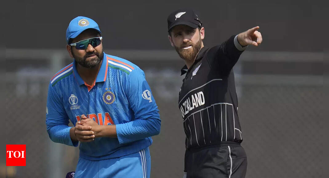 Live Cricket Score Updates of IND vs NZ Semifinal: Can India make it 10-0 to enter the final?  – The Times of India
