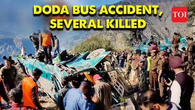 Tragic bus accident in J&K: At least 36 dead, several injured as bus plunges into gorge in Doda