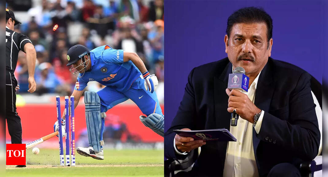 ‘It does hurt’: Ravi Shastri discloses MS Dhoni locked himself away after India lost to NZ in 2019 WC semi-final | Cricket News – Times of India