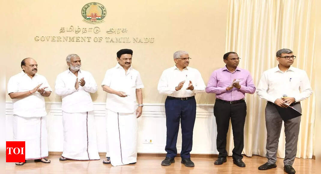 Stalin lays foundation stones for six projects in Chennai | Chennai ...
