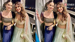 Nehhaa Malik poses with Sunny Leone at a Diwali party; calls her the 'hottest DJ'