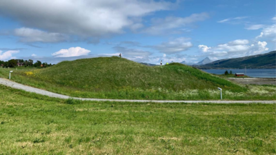 Archaeologists taken aback by huge burial mound in Norway